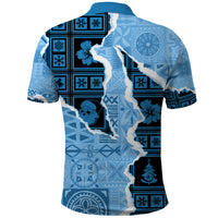 Bula Fiji Tapa Mix Christmas Polo Shirt Vintage Style LT7 - Polynesian Pride