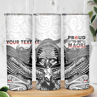 Aotearoa Personalized Skinny Tumbler Proud To Be Maori