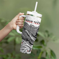 Aotearoa Personalized Tumbler With Handle Proud To Be Maori