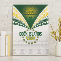 Cook Islands Rugby Canvas Wall Art Kuki's Aitu Champions LT7 Without Frame Colorful - Polynesian Pride
