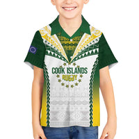 Cook Islands Rugby Custom Kid Hawaiian Shirt Kuki's Aitu Champions LT7 Kid Colorful - Polynesian Pride