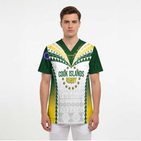 Cook Islands Rugby Custom Scrub Top Kuki's Aitu Champions LT7 - Polynesian Pride