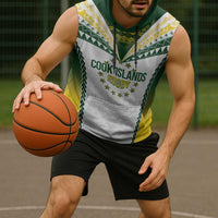 Cook Islands Rugby Custom Sleeveless Hoodie Kuki's Aitu Champions LT7 - Polynesian Pride