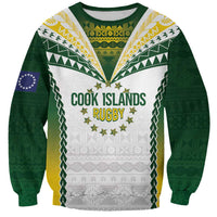 Cook Islands Rugby Custom Sweatshirt Kuki's Aitu Champions LT7 Unisex Colorful - Polynesian Pride
