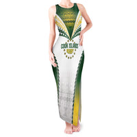 Cook Islands Rugby Custom Tank Maxi Dress Kuki's Aitu Champions LT7 Women Colorful - Polynesian Pride