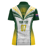 Cook Islands Rugby Custom Women Polo Shirt Kuki's Aitu Champions LT7 - Polynesian Pride