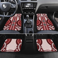 Bula Fiji Vintage Car Mats Scarlet Masi Motifs