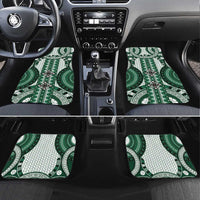 Bula Fiji Vintage Car Mats Phthalo Green Masi Motifs