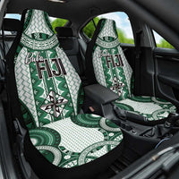Bula Fiji Vintage Car Seat Cover Phthalo Green Masi Motifs LT7 One Size Phthalo Green - Polynesian Pride