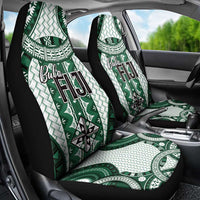 Bula Fiji Vintage Car Seat Cover Phthalo Green Masi Motifs LT7 - Polynesian Pride