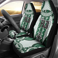 Bula Fiji Vintage Car Seat Cover Phthalo Green Masi Motifs LT7 - Polynesian Pride