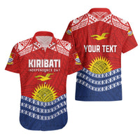 Personalised Kiribati Independence Day Hawaiian Shirt Flag Style LT7 - Polynesian Pride