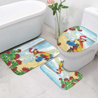 Have A Very Beach Christmas Bathroom Set Parrot By Lehua Flower - Polynesian Pride