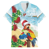 Have A Very Beach Christmas Family Matching Puletasi and Hawaiian Shirt Parrot By Lehua Flower - Polynesian Pride
