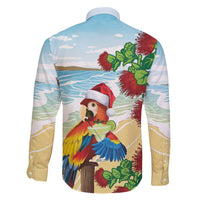 Have A Very Beach Christmas Family Matching Summer Maxi Dress and Hawaiian Shirt Parrot By Lehua Flower - Polynesian Pride