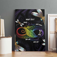 Personalised Polynesian Memorial Canvas Wall Art Your Wings Were Ready But My Heart Was Not