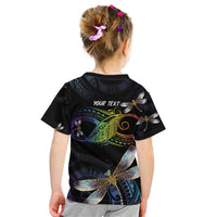 Personalised Polynesian Memorial Kid T Shirt Your Wings Were Ready But My Heart Was Not