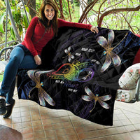 Personalised Polynesian Memorial Quilt Your Wings Were Ready But My Heart Was Not LT7 - Polynesian Pride
