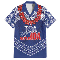 Toa Samoa Rugby Custom Family Matching Off Shoulder Short Dress and Hawaiian Shirt Ulafala Mix Nifo'oti - Polynesian Pride