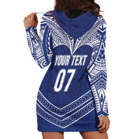 Toa Samoa Rugby Custom Hoodie Dress Ulafala Mix Nifo'oti LT7 - Polynesian Pride