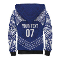 Toa Samoa Rugby Custom Sherpa Hoodie Ulafala Mix Nifo'oti LT7 - Polynesian Pride