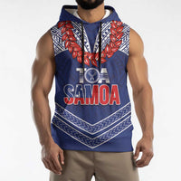 Toa Samoa Rugby Custom Sleeveless Hoodie Ulafala Mix Nifo'oti LT7 - Polynesian Pride