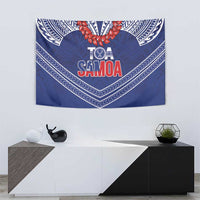 Toa Samoa Rugby Tapestry Ulafala Mix Nifo'oti - Polynesian Pride