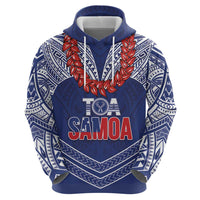 Toa Samoa Rugby Custom Zip Hoodie Ulafala Mix Nifo'oti LT7 - Polynesian Pride