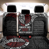 Maori Hongi Toitu Te Tiriti Back Car Seat Cover Tangata Tiriti Stand With Tangata Whenua