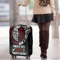 Maori Hongi Toitu Te Tiriti Luggage Cover Tangata Tiriti Stand With Tangata Whenua