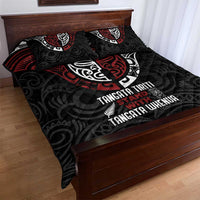 Maori Hongi Toitu Te Tiriti Quilt Bed Set Tangata Tiriti Stand With Tangata Whenua
