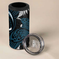 New Zealand Tui Bird 4 in 1 Can Cooler Tumbler Maori Kowhaiwhai