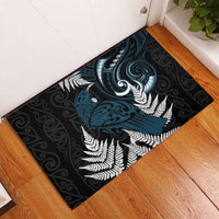 New Zealand Tui Bird Rubber Doormat Maori Kowhaiwhai