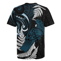 New Zealand Tui Bird Rugby Jersey Maori Kowhaiwhai