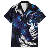 New Zealand Maori Matariki Family Matching Puletasi and Hawaiian Shirt Tui Bird Galaxy