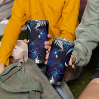 New Zealand Maori Matariki Tumbler Cup Tui Bird Galaxy