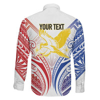 Philippines Tribal Sun Personalized Family Matching Puletasi and Hawaiian Shirt Hunting Eagle LT7 - Polynesian Pride