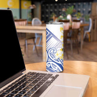 Philippines Tribal Sun Personalized Skinny Tumbler Hunting Eagle
