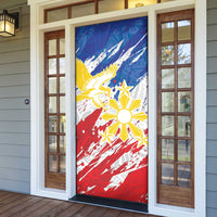 Filipino Sun and Stars Door Cover Grunge Vibes LT7 - Polynesian Pride
