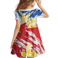 Personalized Filipino Sun and Stars Family Matching Short Sleeve Bodycon Dress and Hawaiian Shirt Grunge Vibes