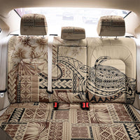 Vaiaso o le Gagana Samoa Back Car Seat Cover Siapo Motif Beige LT7 - Polynesian Pride