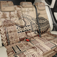 Vaiaso o le Gagana Samoa Back Car Seat Cover Siapo Motif Beige LT7 - Polynesian Pride