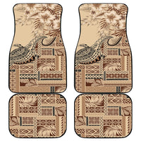 Vaiaso o le Gagana Samoa Car Mats Siapo Motif Beige