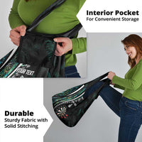 Personalized New Zealand Darts Grocery Bag Paua Shell Koiri - Manaia