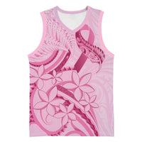 Aotearoa Maori Basketball Jersey Pink Fern Ribbons - Polynesian Pride