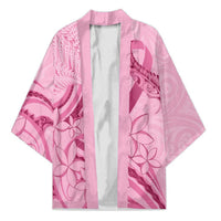 Aotearoa Maori Kimono Pink Fern Ribbons - Polynesian Pride