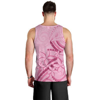 Aotearoa Maori Men Tank Top Pink Fern Ribbons - Polynesian Pride
