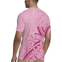 Aotearoa Maori Rugby Jersey Pink Fern Ribbons - Polynesian Pride