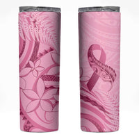 Aotearoa Maori Skinny Tumbler Pink Fern Ribbons - Polynesian Pride