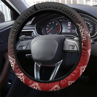 Aotearoa Maori Iwi Heritage Steering Wheel Cover Ngapuhi Kokowai LT7 - Polynesian Pride